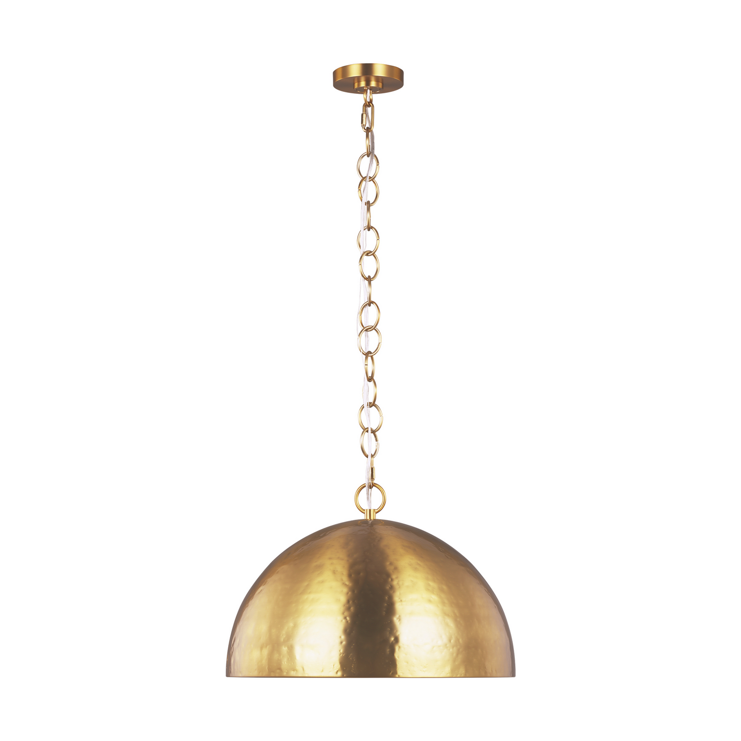 Visual Comfort Studio Whare One Light Pendant in Burnished Brass - EP1251BBS
