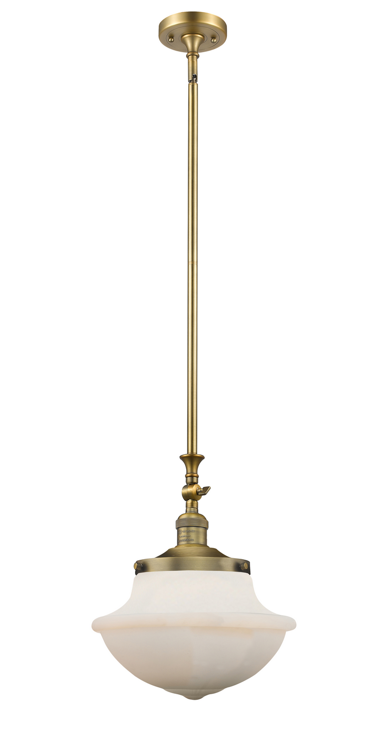 One Light Mini Pendant by Innovations - Franklin Restoration Collection, Brushed Brass Finish - 206-BB-G541