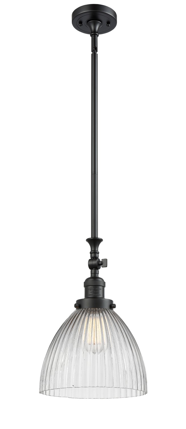 LED Mini Pendant by Innovations - Franklin Restoration Collection, Matte Black Finish - 206-BK-G222-LED
