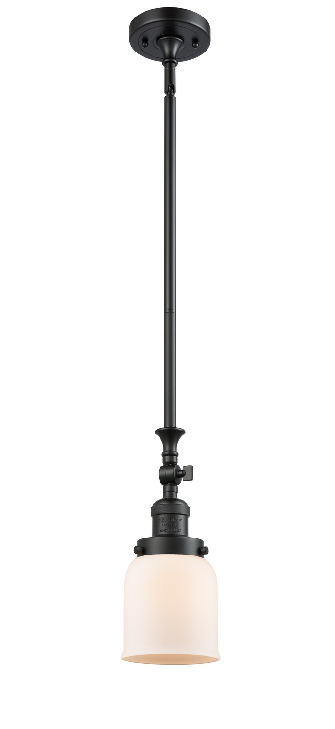 LED Mini Pendant by Innovations - Franklin Restoration Collection, Matte Black Finish - 206-BK-G51-LED