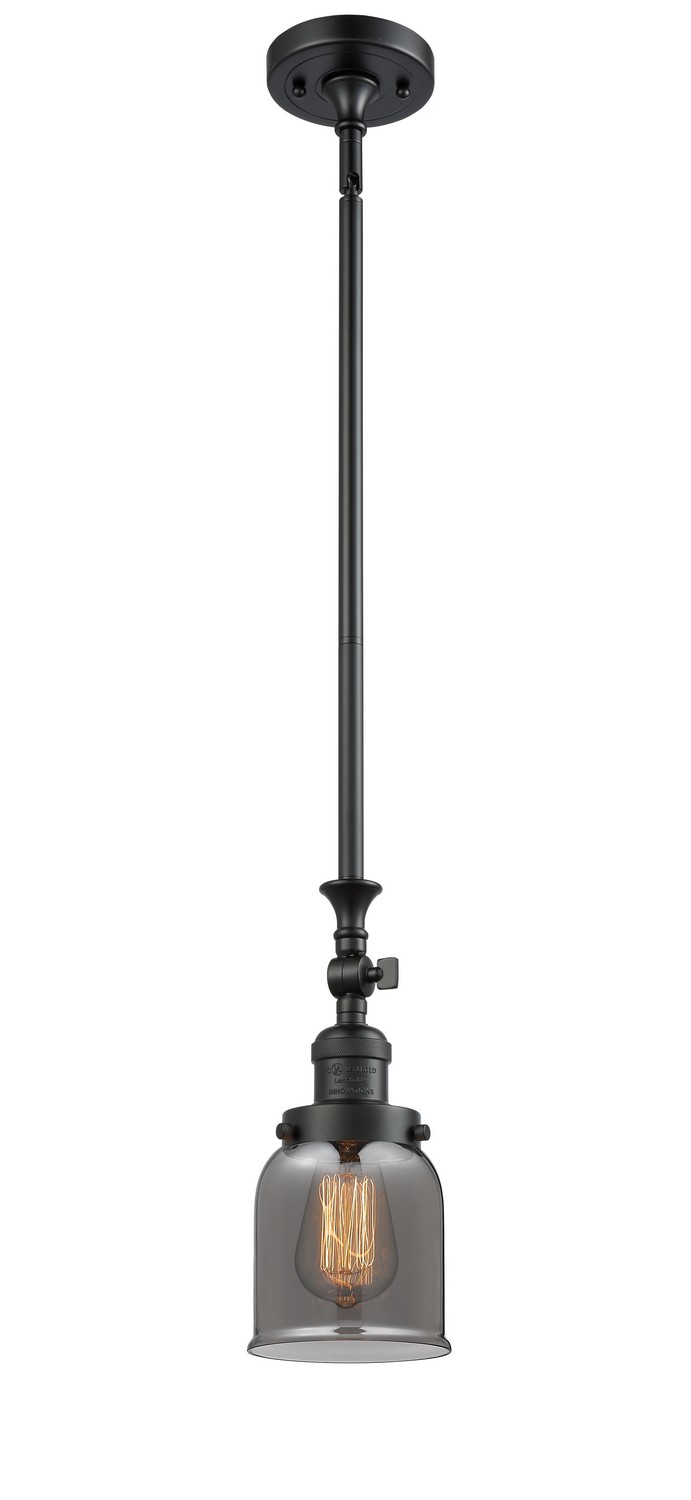 LED Mini Pendant by Innovations - Franklin Restoration Collection, Matte Black Finish - 206-BK-G53-LED