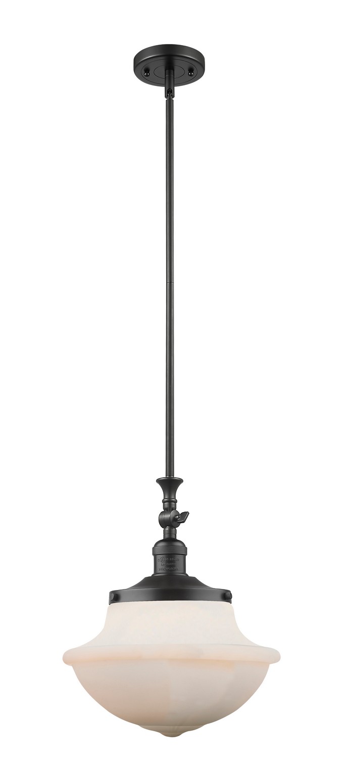 LED Mini Pendant by Innovations - Franklin Restoration Collection, Matte Black Finish - 206-BK-G541-LED
