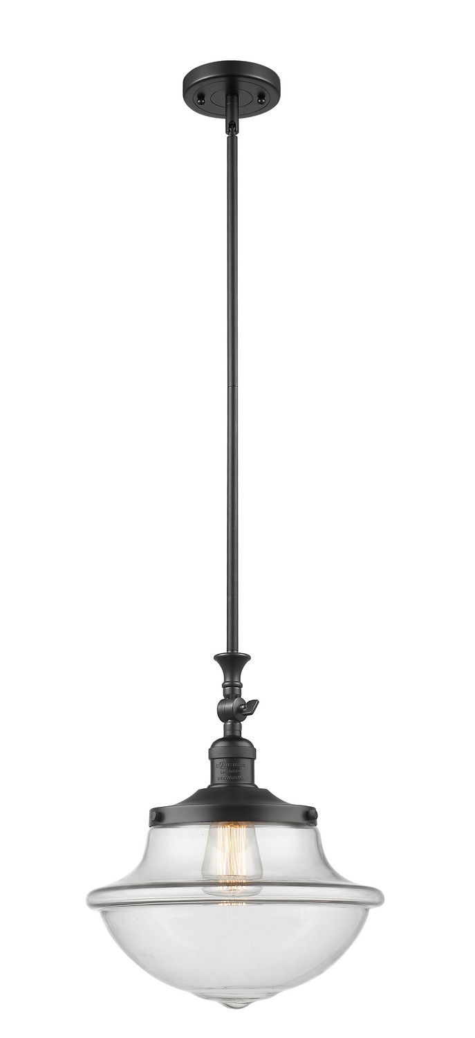 LED Mini Pendant by Innovations - Franklin Restoration Collection, Matte Black Finish - 206-BK-G542-LED