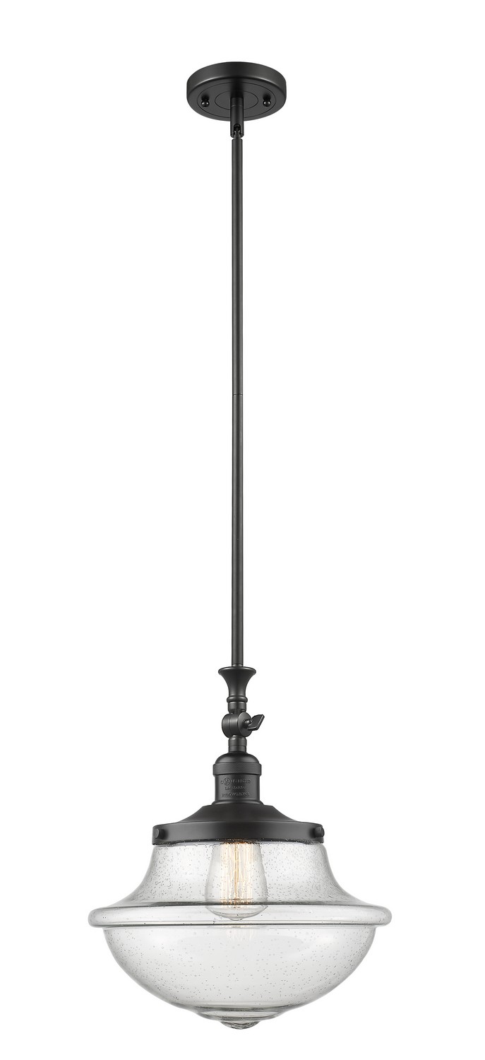LED Mini Pendant by Innovations - Franklin Restoration Collection, Matte Black Finish - 206-BK-G544-LED