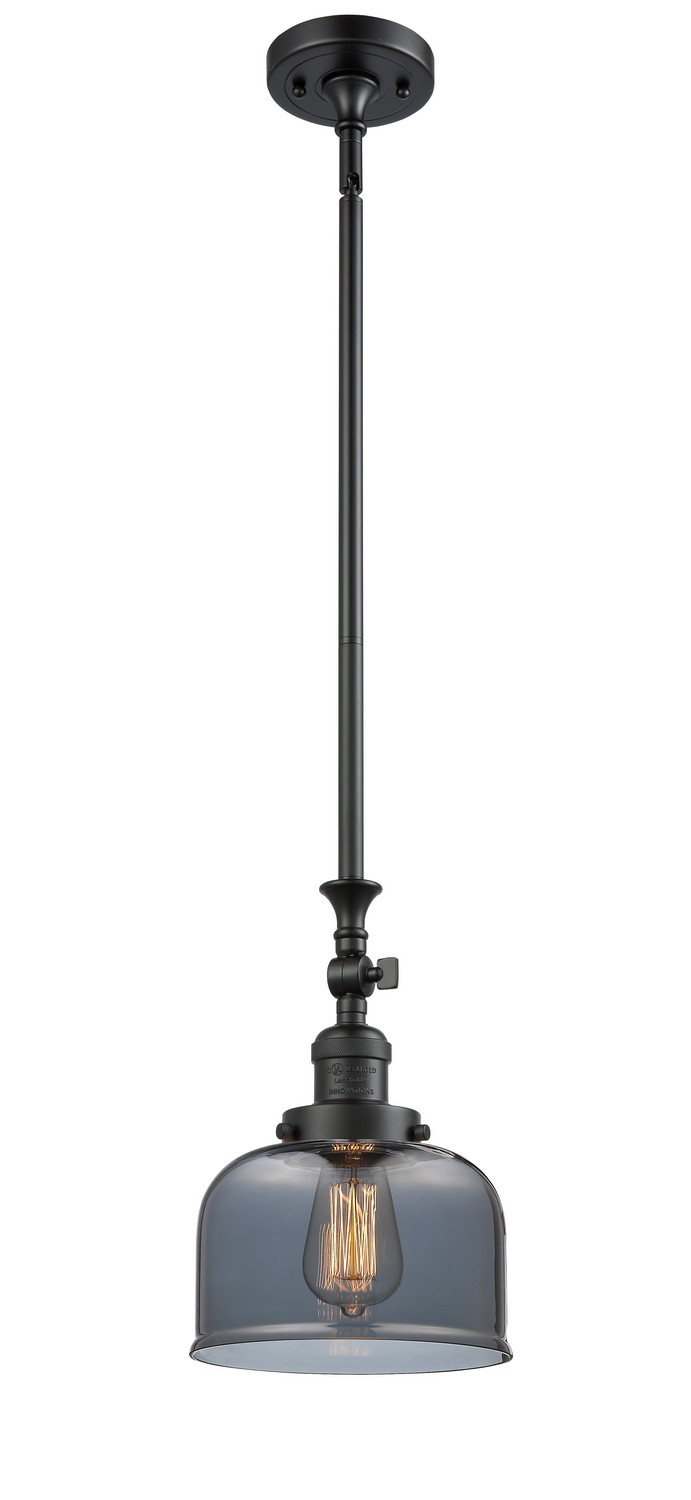 LED Mini Pendant by Innovations - Franklin Restoration Collection, Matte Black Finish - 206-BK-G73-LED