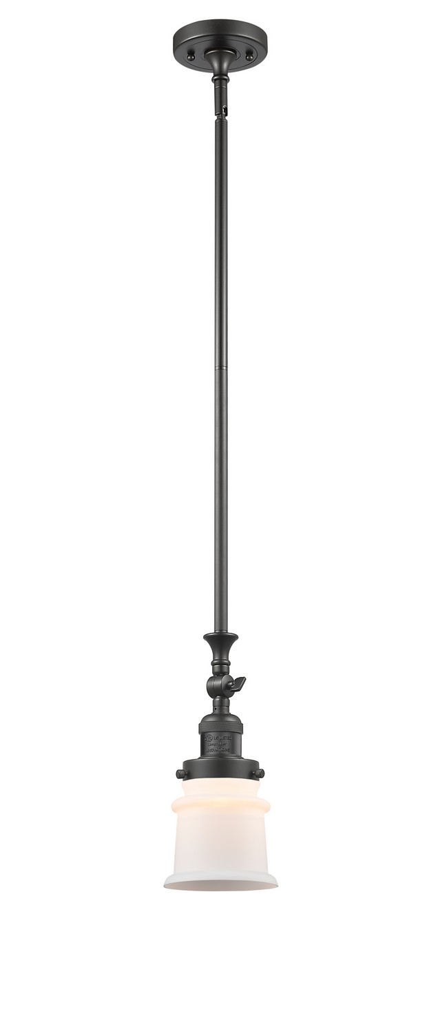 LED Mini Pendant by Innovations - Franklin Restoration Collection, Oil Rubbed Bronze Finish - 206-OB-G181S-LED