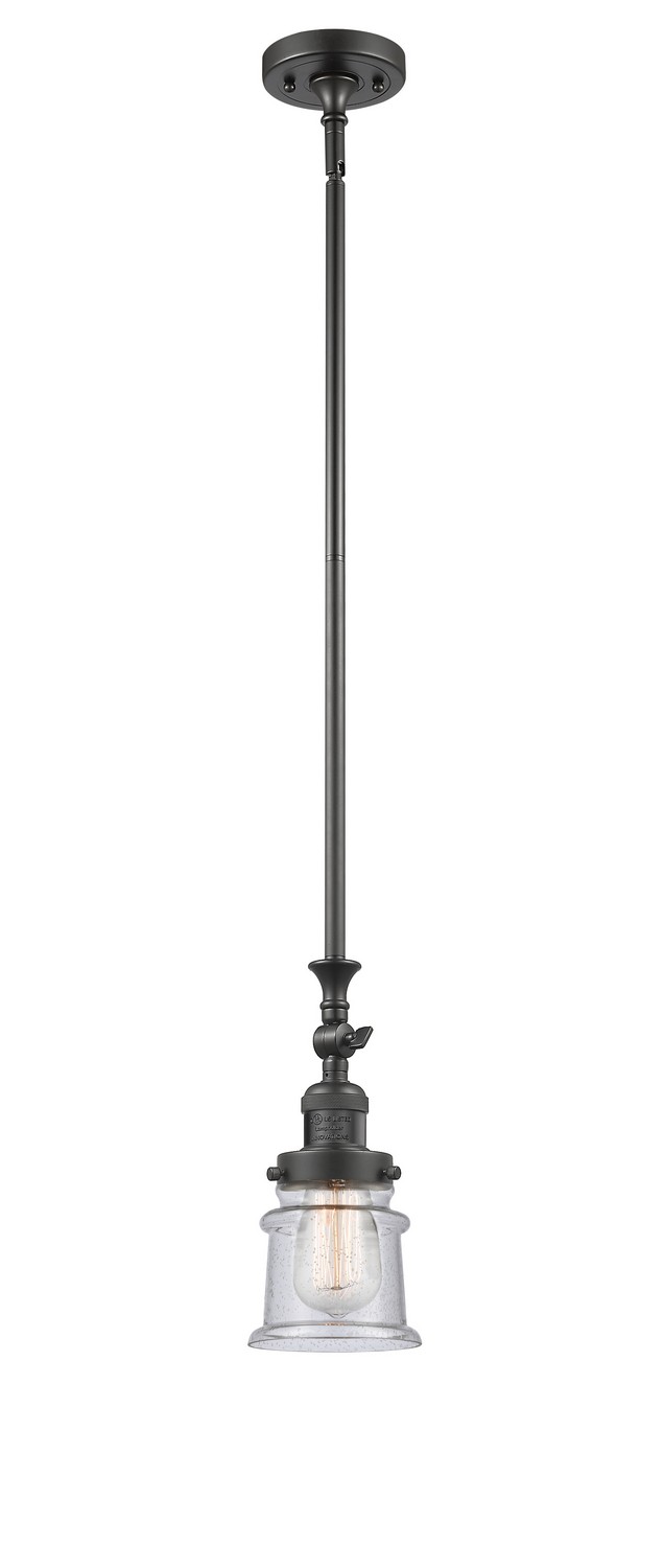 LED Mini Pendant by Innovations - Franklin Restoration Collection, Oil Rubbed Bronze Finish - 206-OB-G184S-LED