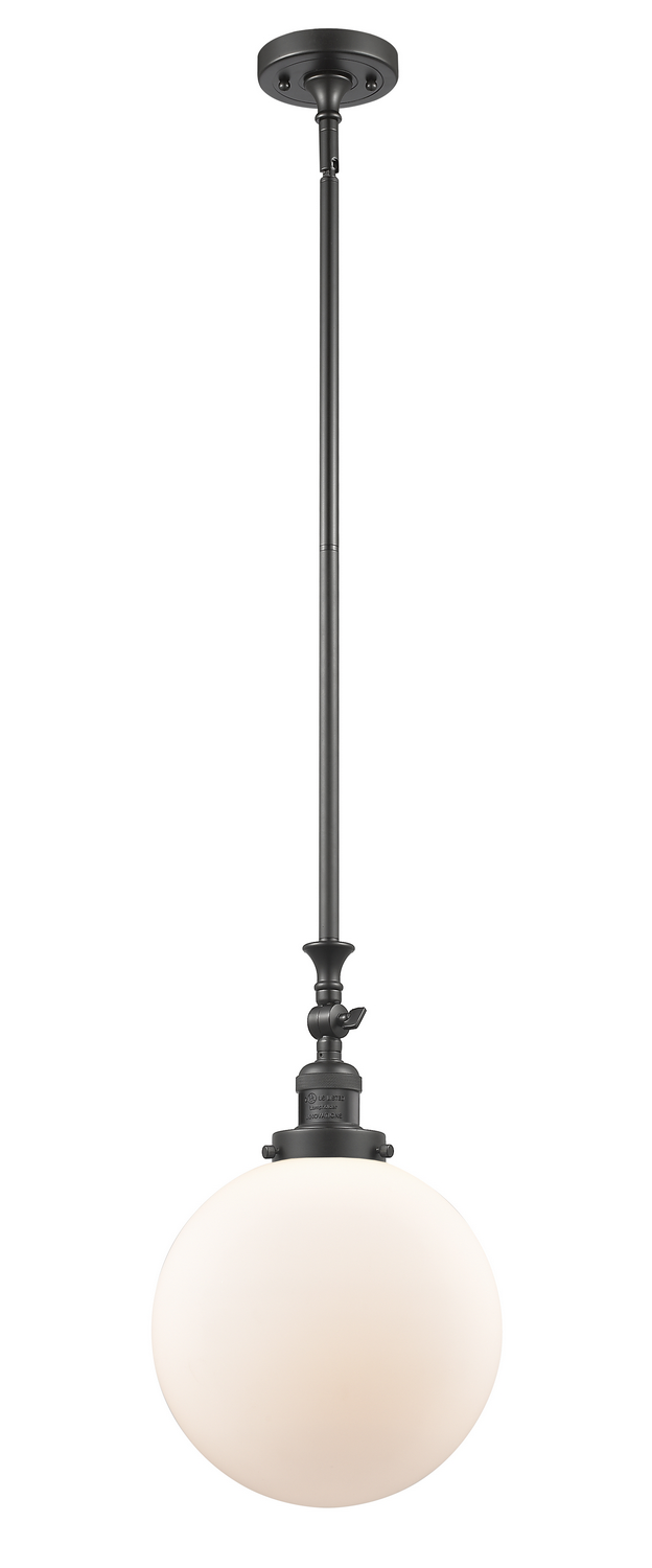 One Light Mini Pendant by Innovations - Franklin Restoration Collection, Oil Rubbed Bronze Finish - 206-OB-G201-10