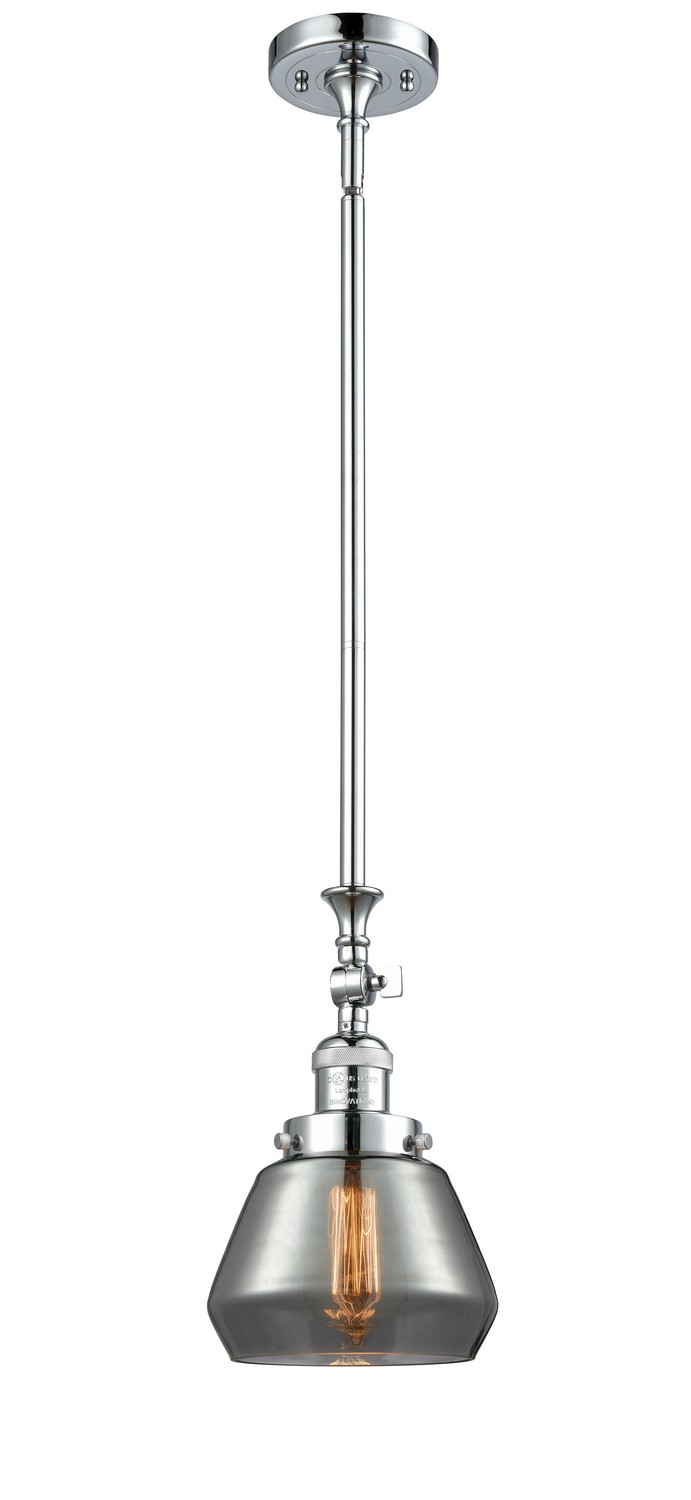 LED Mini Pendant by Innovations - Franklin Restoration Collection, Polished Chrome Finish - 206-PC-G173-LED