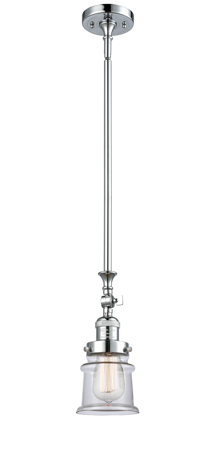 LED Mini Pendant by Innovations - Franklin Restoration Collection, Polished Chrome Finish - 206-PC-G182S-LED