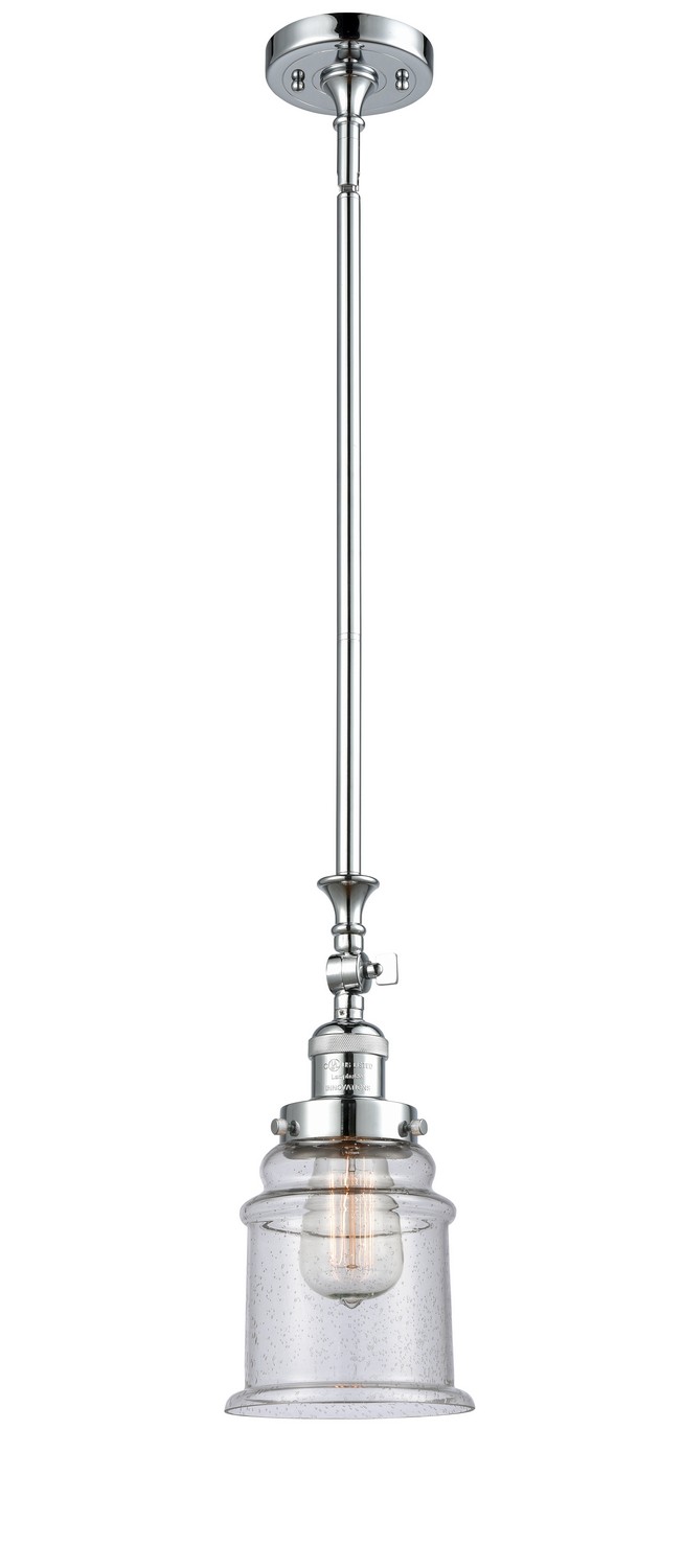 LED Mini Pendant by Innovations - Franklin Restoration Collection, Polished Chrome Finish - 206-PC-G184-LED
