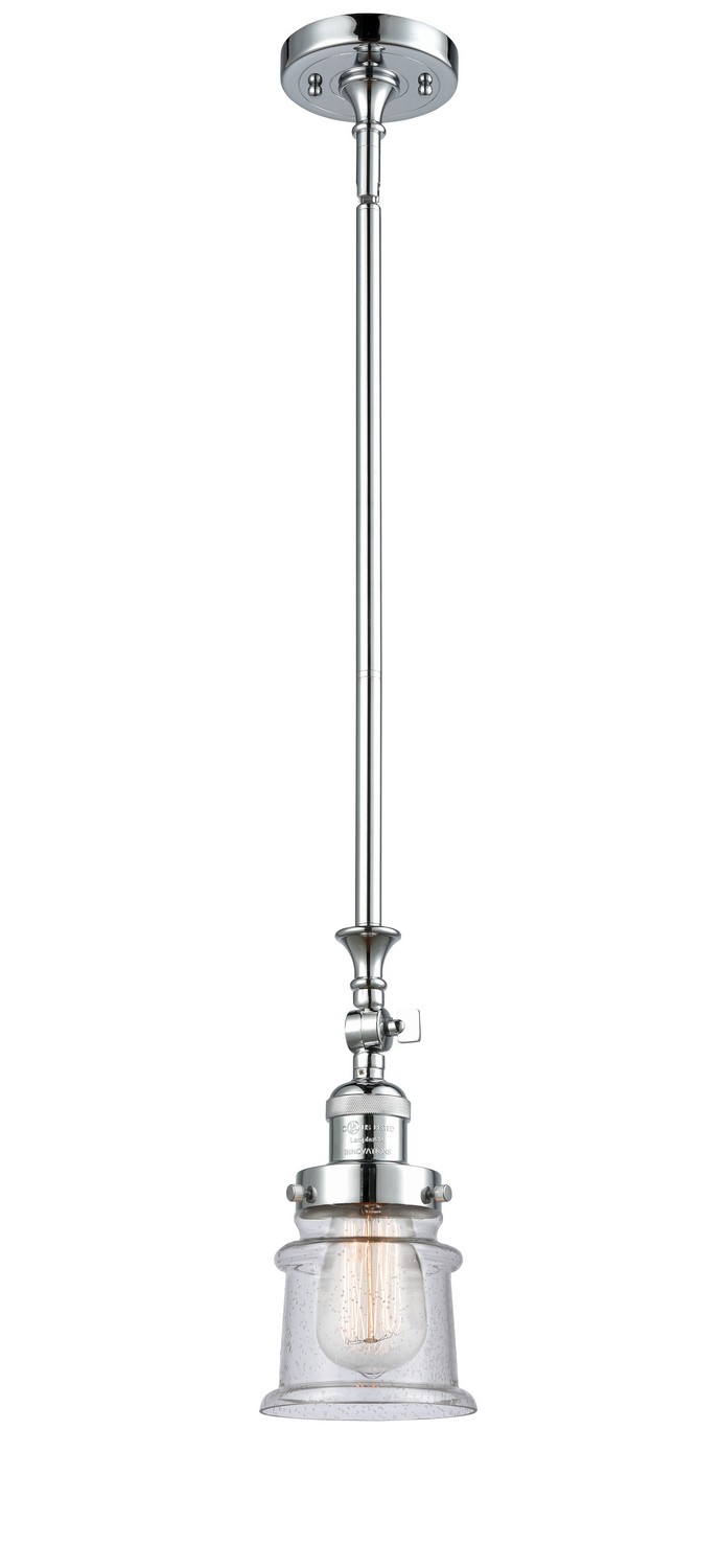 LED Mini Pendant by Innovations - Franklin Restoration Collection, Polished Chrome Finish - 206-PC-G184S-LED