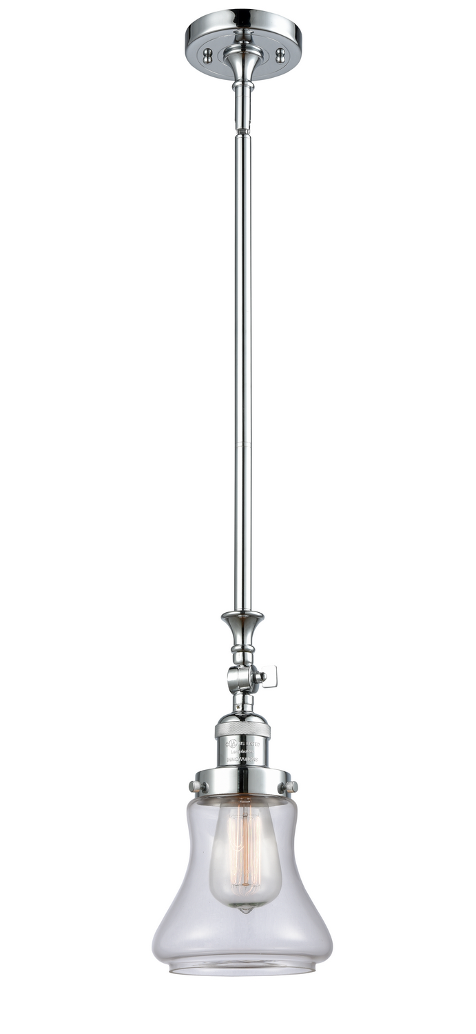 One Light Mini Pendant by Innovations - Franklin Restoration Collection, Polished Chrome Finish - 206-PC-G192