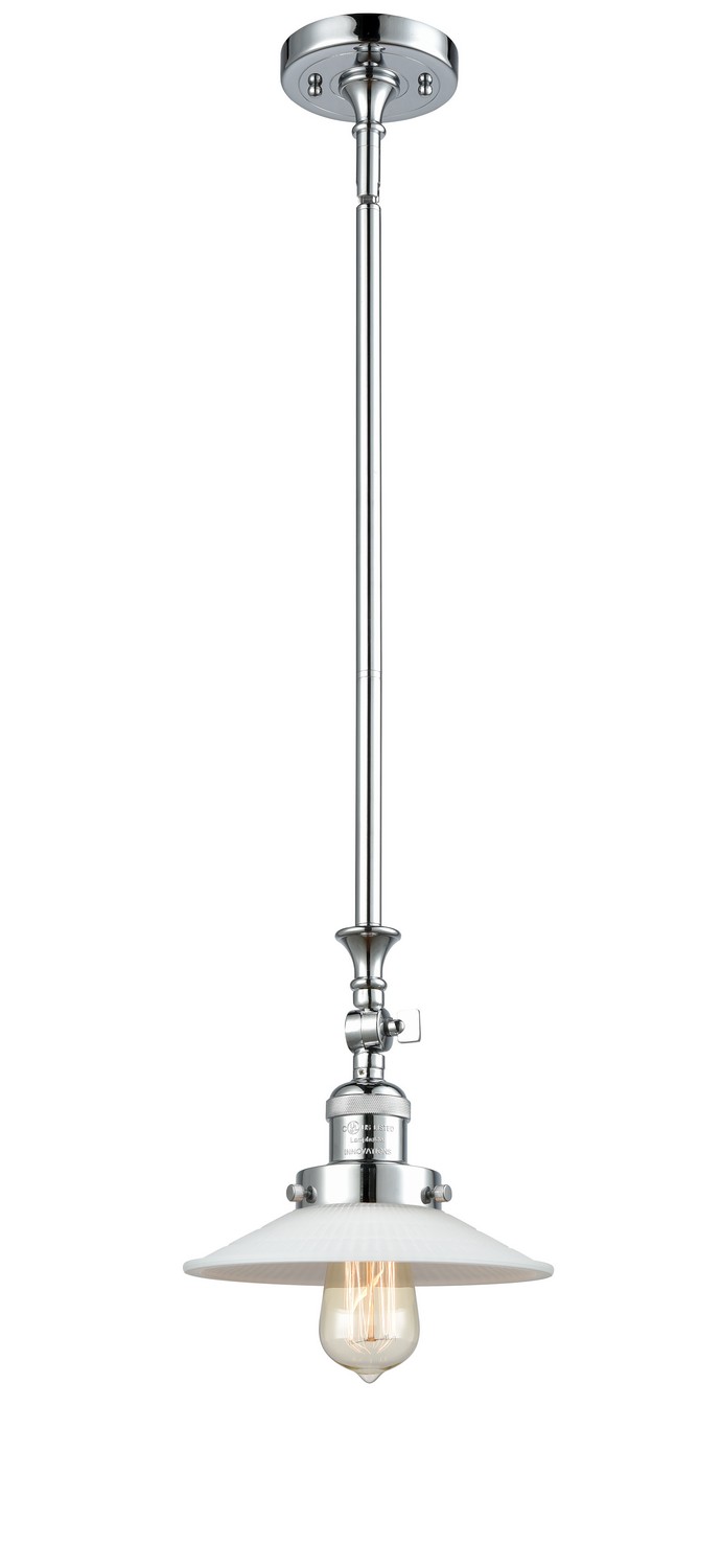 LED Mini Pendant by Innovations - Franklin Restoration Collection, Polished Chrome Finish - 206-PC-G1-LED