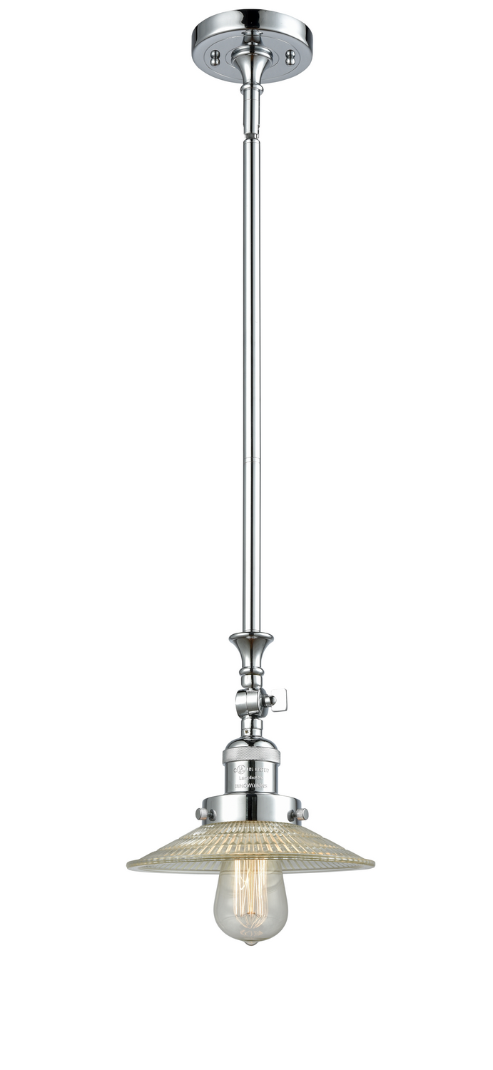 One Light Mini Pendant by Innovations - Franklin Restoration Collection, Polished Chrome Finish - 206-PC-G2
