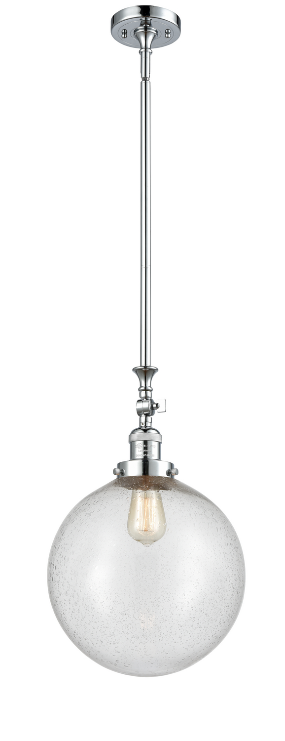 One Light Mini Pendant by Innovations - Franklin Restoration Collection, Polished Chrome Finish - 206-PC-G204-12