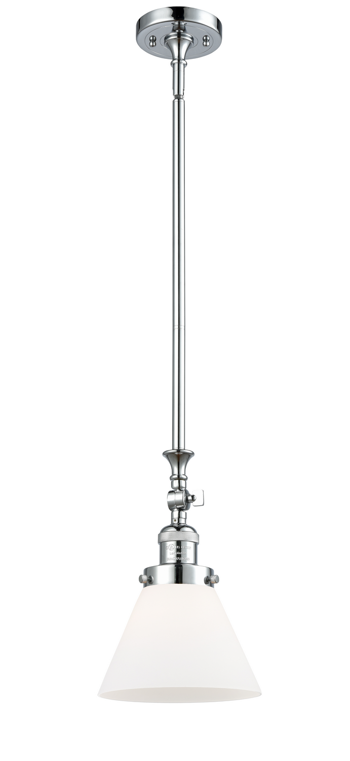 One Light Mini Pendant by Innovations - Franklin Restoration Collection, Polished Chrome Finish - 206-PC-G41