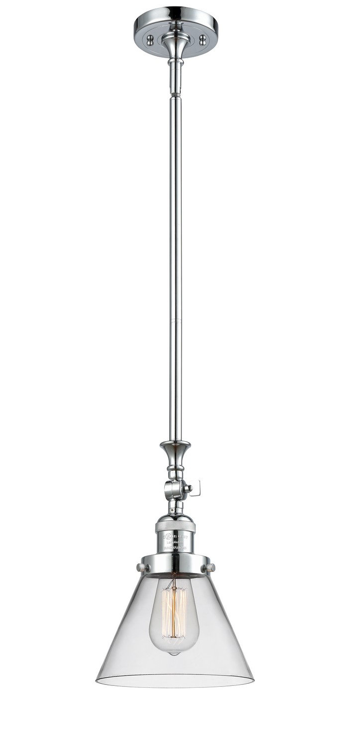 LED Mini Pendant by Innovations - Franklin Restoration Collection, Polished Chrome Finish - 206-PC-G42-LED