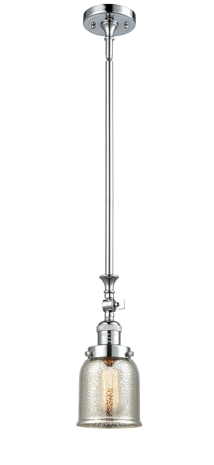 One Light Mini Pendant by Innovations - Franklin Restoration Collection, Polished Chrome Finish - 206-PC-G58