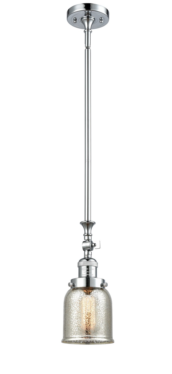 LED Mini Pendant by Innovations - Franklin Restoration Collection, Polished Chrome Finish - 206-PC-G58-LED