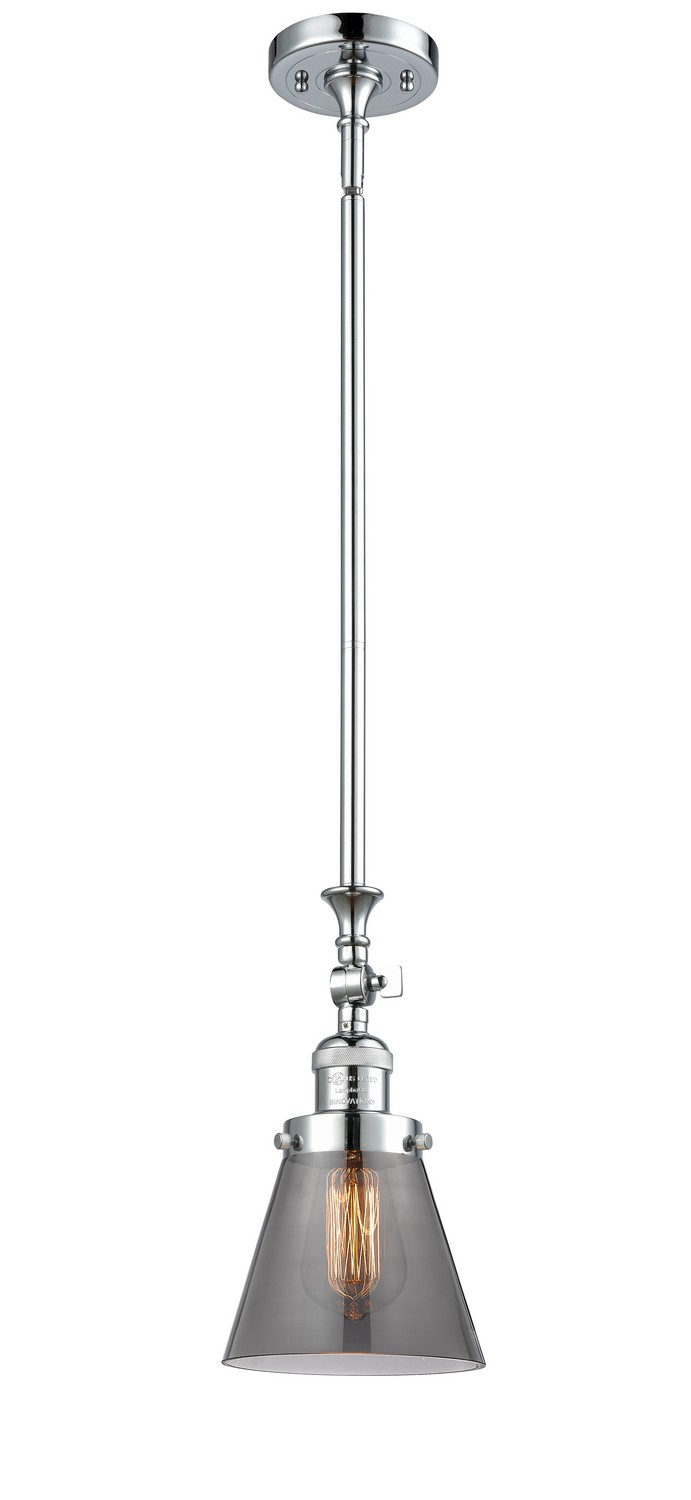 LED Mini Pendant by Innovations - Franklin Restoration Collection, Polished Chrome Finish - 206-PC-G63-LED