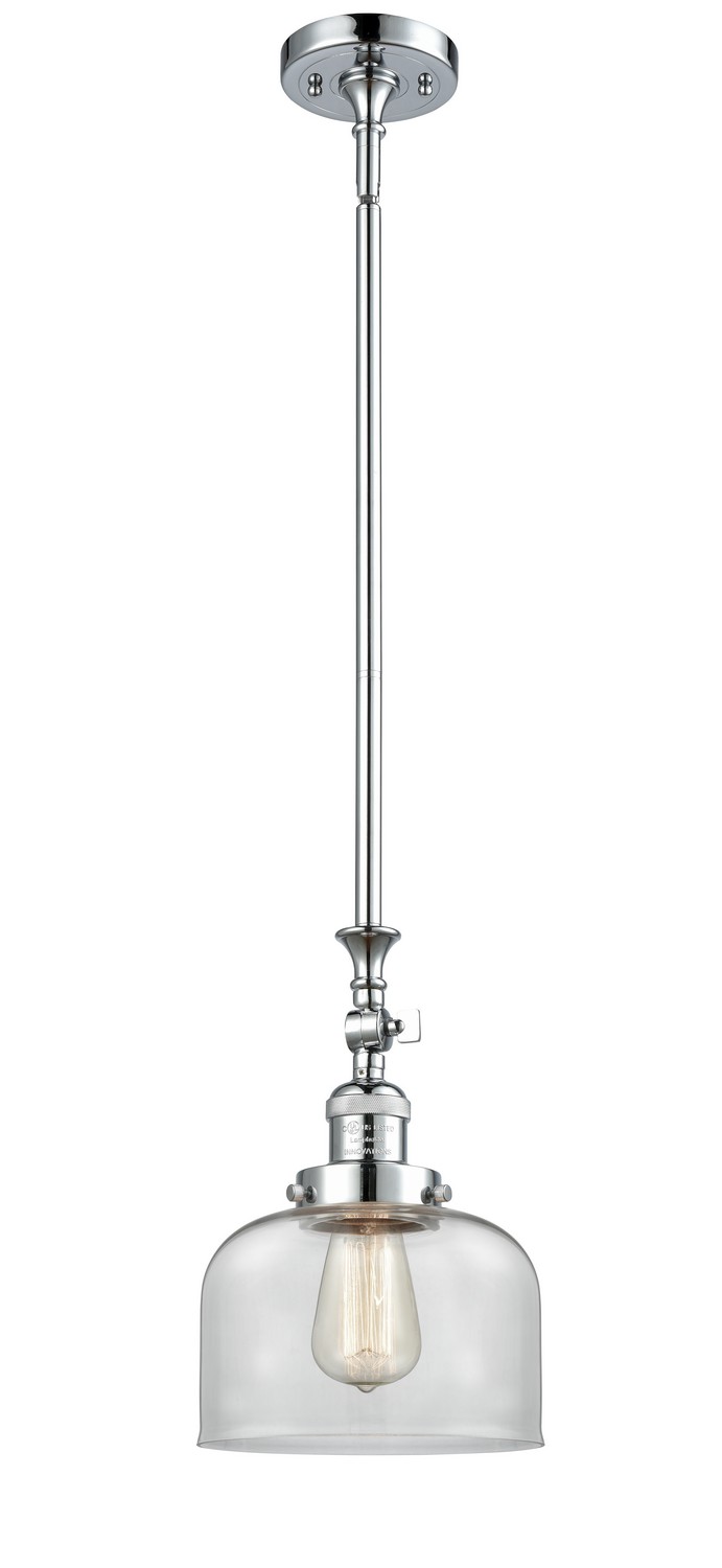 LED Mini Pendant by Innovations - Franklin Restoration Collection, Polished Chrome Finish - 206-PC-G72-LED