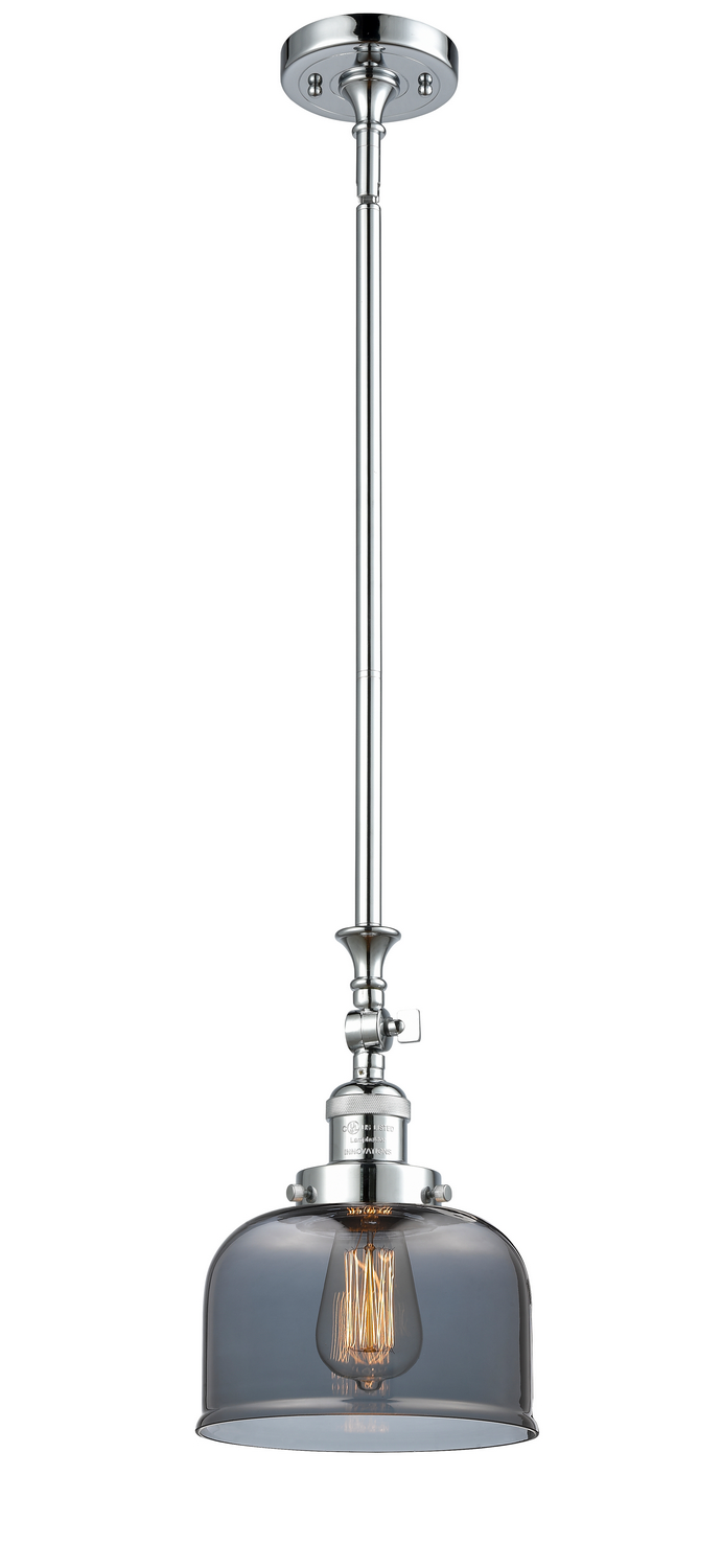 One Light Mini Pendant by Innovations - Franklin Restoration Collection, Polished Chrome Finish - 206-PC-G73