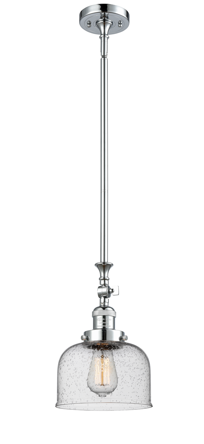 One Light Mini Pendant by Innovations - Franklin Restoration Collection, Polished Chrome Finish - 206-PC-G74