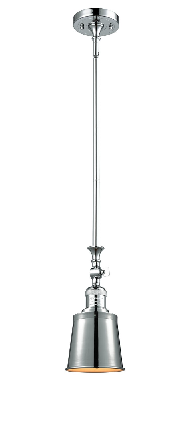LED Mini Pendant by Innovations - Franklin Restoration Collection, Polished Chrome Finish - 206-PC-M9-PC-LED