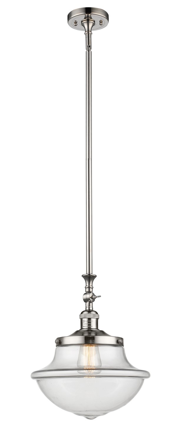 LED Mini Pendant by Innovations - Franklin Restoration Collection, Polished Nickel Finish - 206-PN-G542-LED