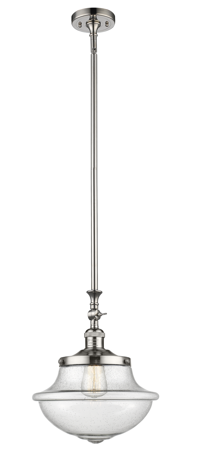 One Light Mini Pendant by Innovations - Franklin Restoration Collection, Polished Nickel Finish - 206-PN-G544