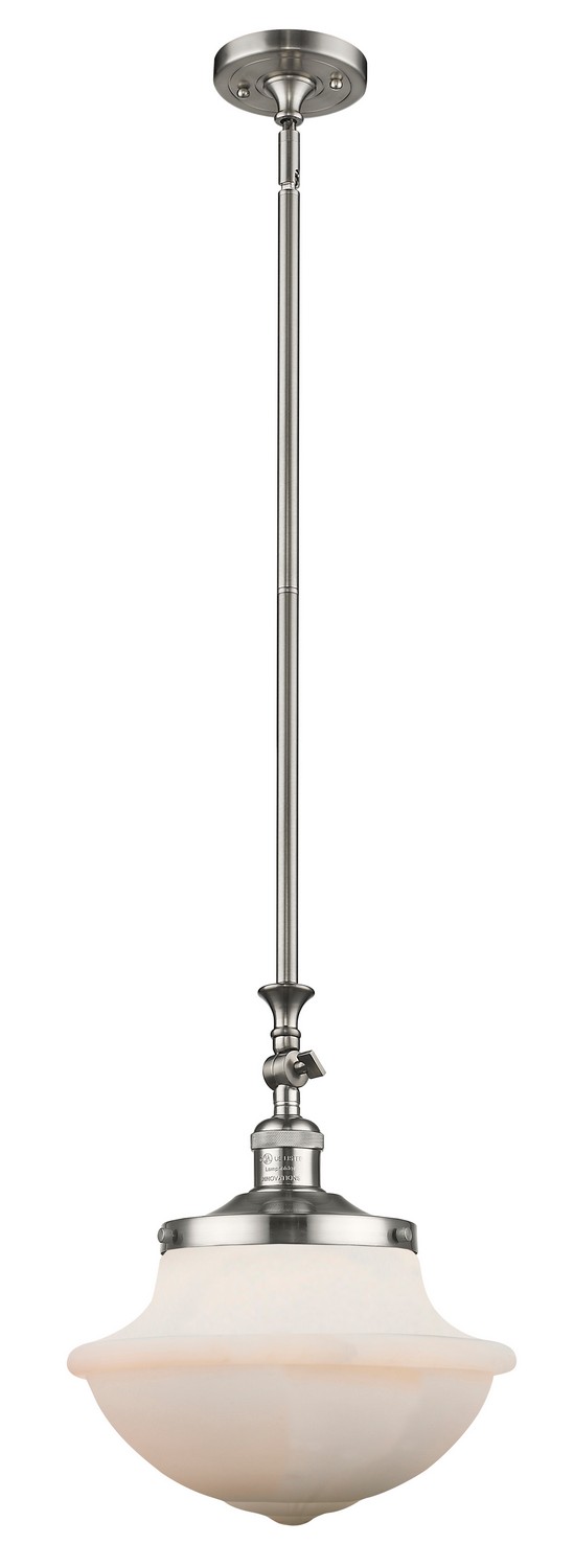 LED Mini Pendant by Innovations - Franklin Restoration Collection, Brushed Satin Nickel Finish - 206-SN-G541-LED