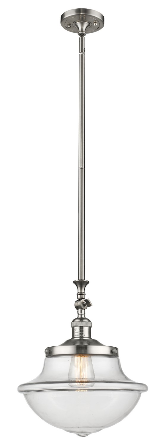 LED Mini Pendant by Innovations - Franklin Restoration Collection, Brushed Satin Nickel Finish - 206-SN-G542-LED