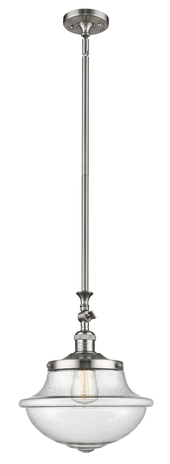 One Light Mini Pendant by Innovations - Franklin Restoration Collection, Brushed Satin Nickel Finish - 206-SN-G544