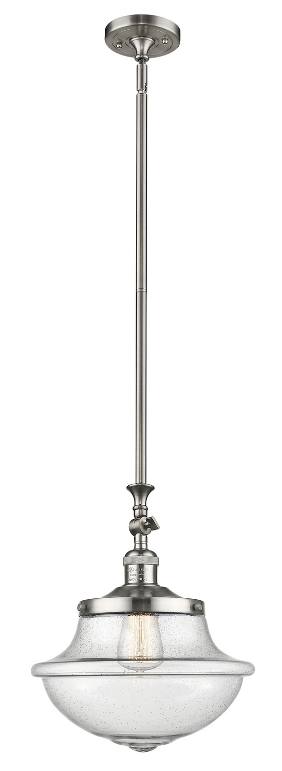 LED Mini Pendant by Innovations - Franklin Restoration Collection, Brushed Satin Nickel Finish - 206-SN-G544-LED