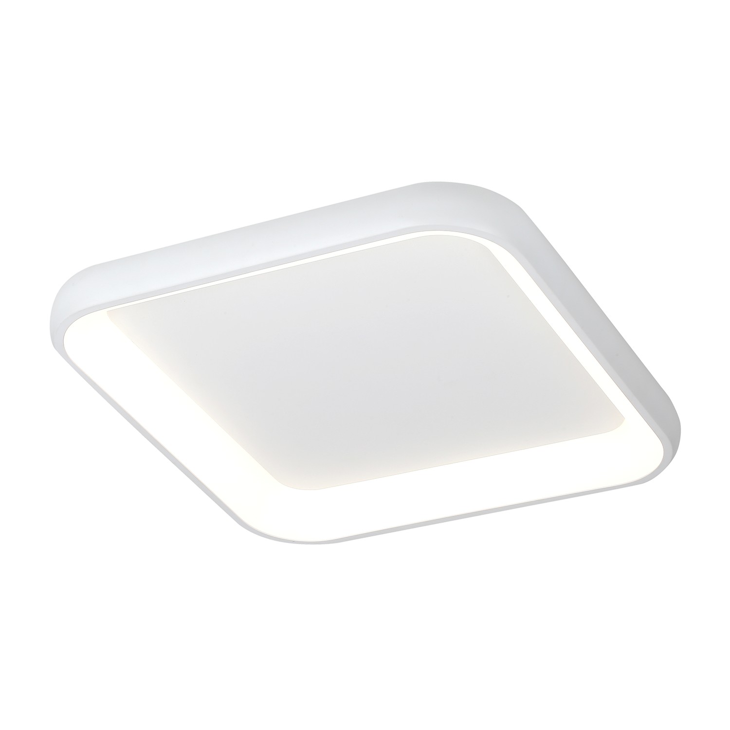 Matte White LED Flush-Mount from the Acryluxe Collection