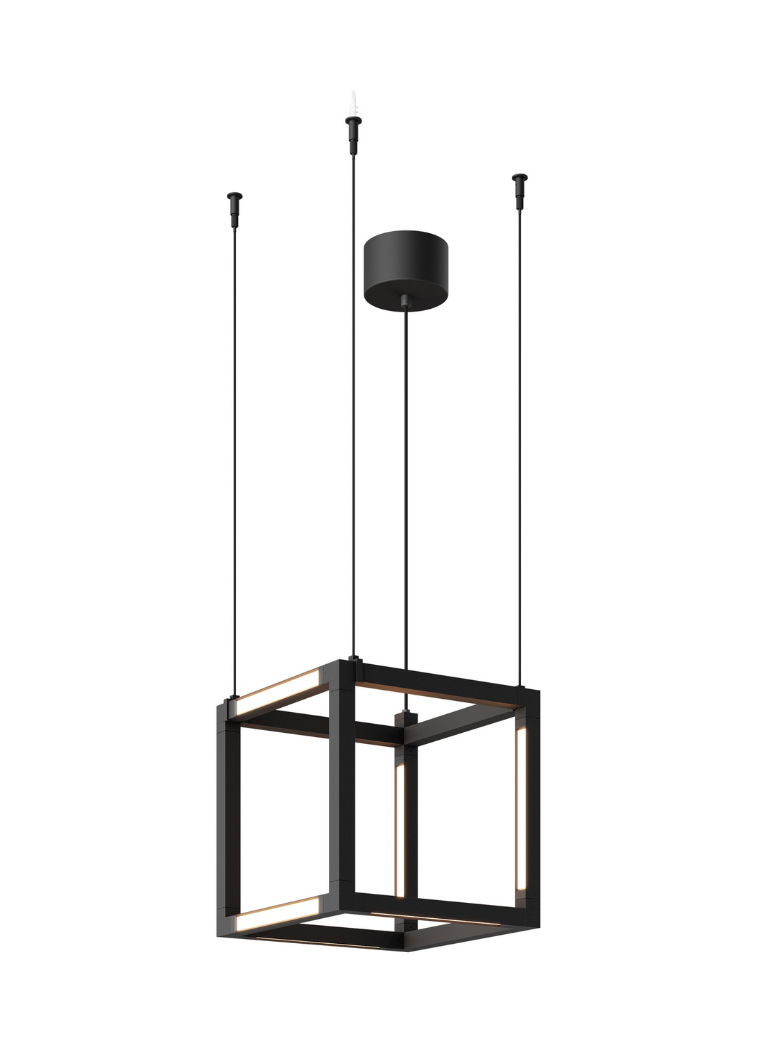 Visual Comfort Architectural Brox LED Pendant in Nightshade Black - 700BRXCL93012BR