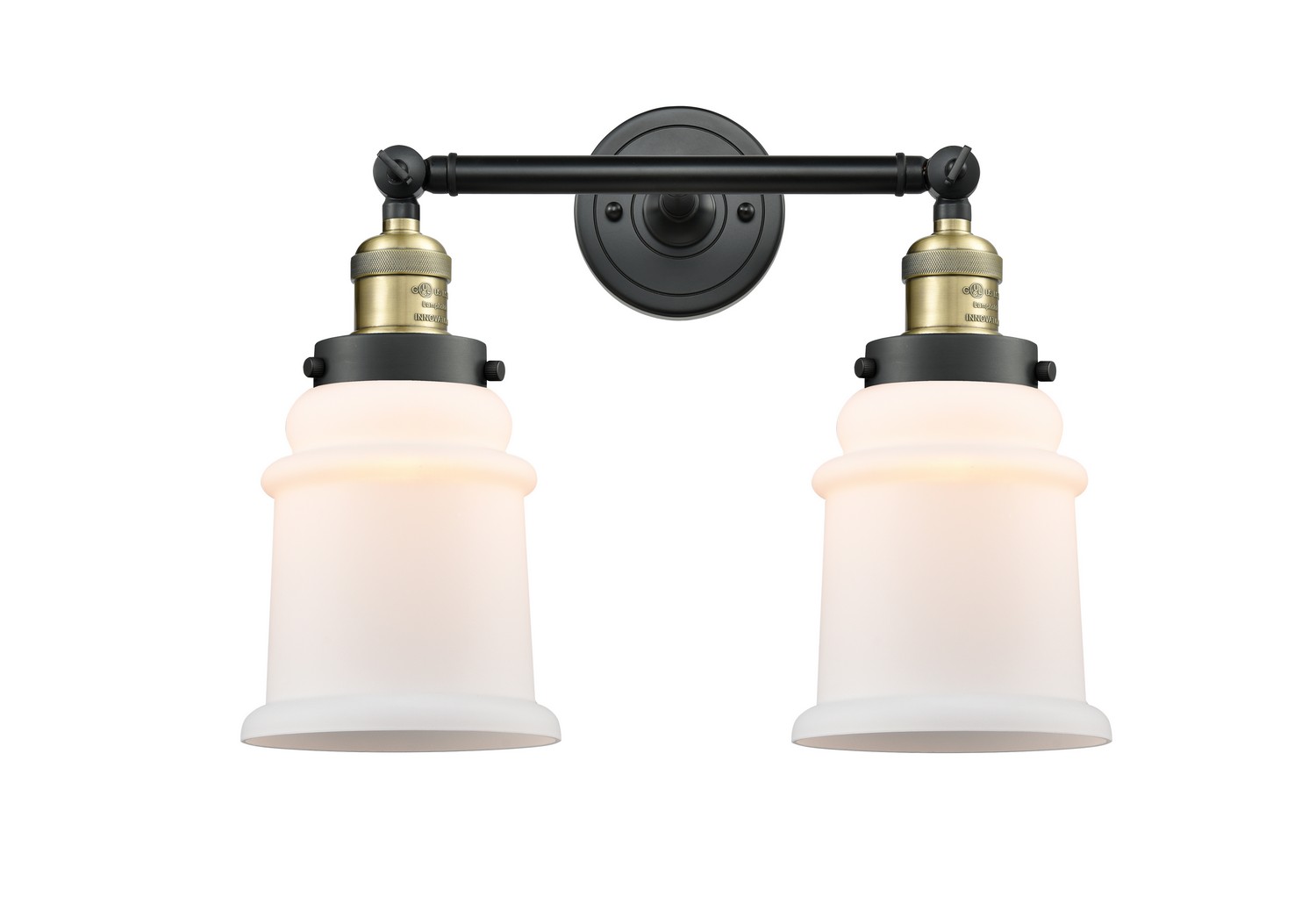 LED Bath Vanity by Innovations - Franklin Restoration Collection, Black Antique Brass Finish - 208-BAB-G181-LED