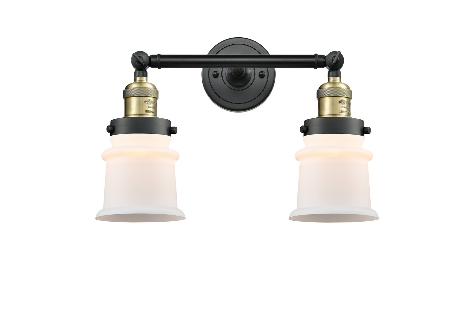 LED Bath Vanity by Innovations - Franklin Restoration Collection, Black Antique Brass Finish - 208-BAB-G181S-LED