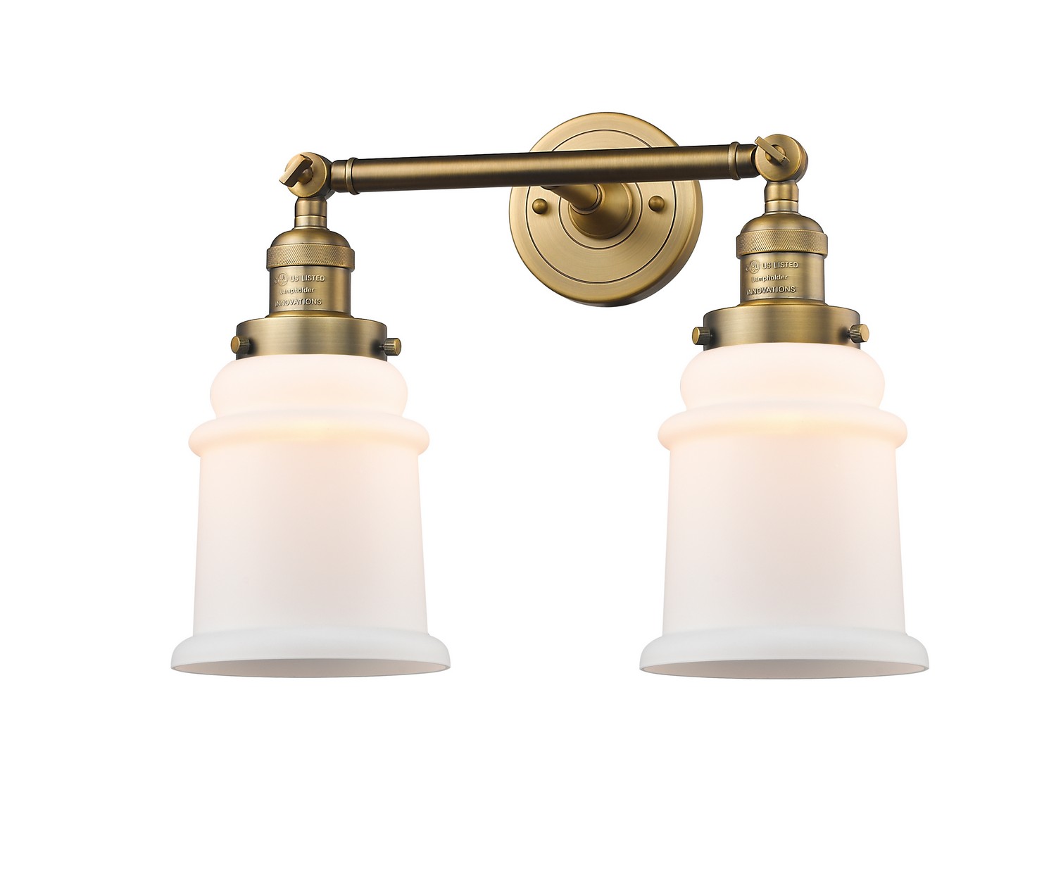 LED Bath Vanity by Innovations - Franklin Restoration Collection, Brushed Brass Finish - 208-BB-G181-LED