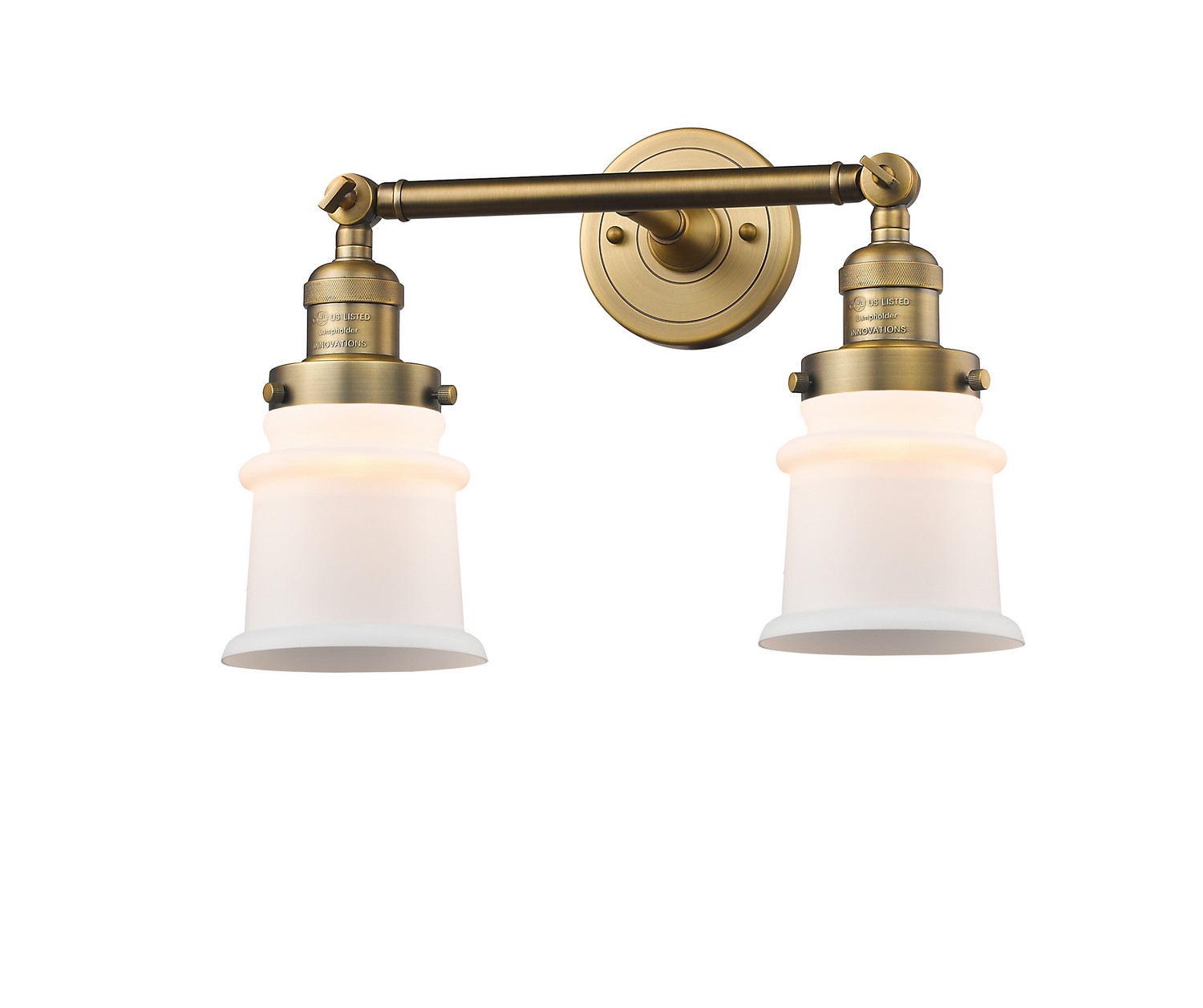 LED Bath Vanity by Innovations - Franklin Restoration Collection, Brushed Brass Finish - 208-BB-G181S-LED