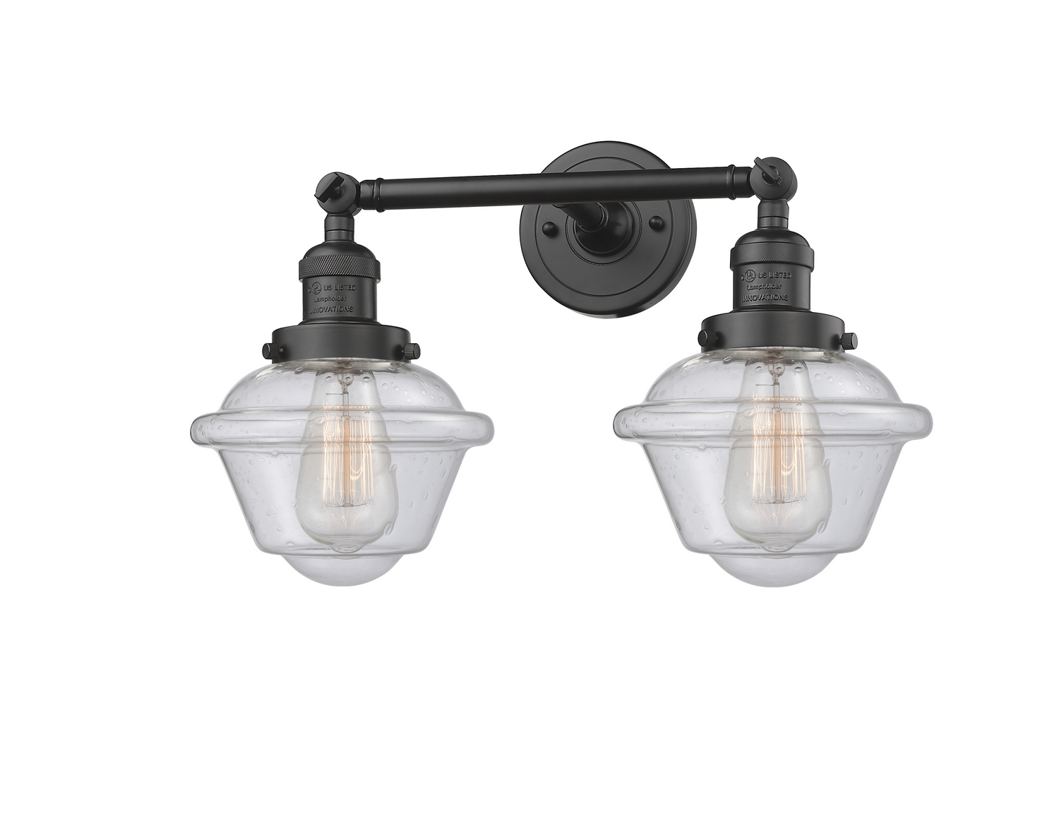 Two Light Bath Vanity by Innovations - Franklin Restoration Collection, Oil Rubbed Bronze Finish - 208-OB-G534