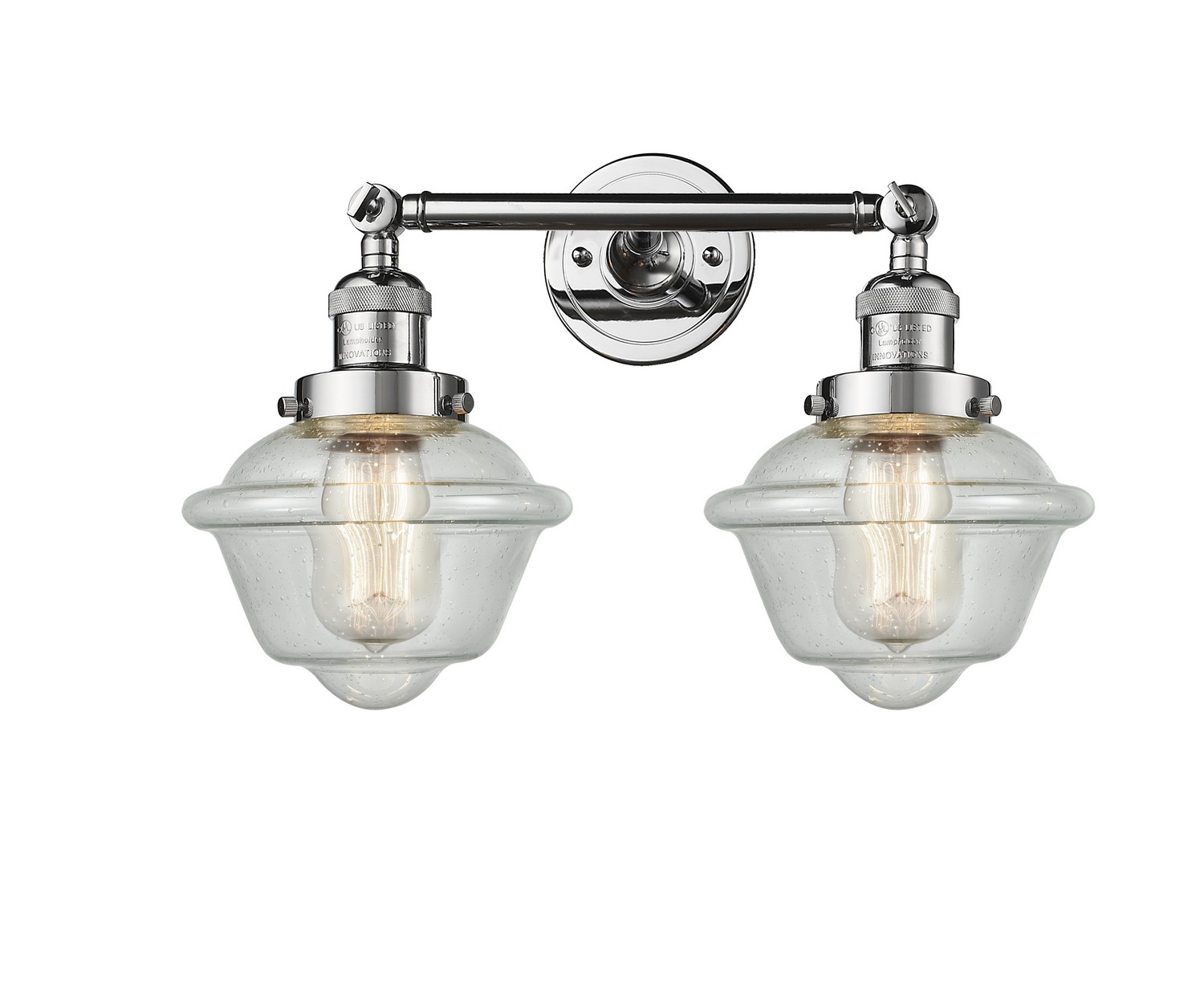 LED Bath Vanity by Innovations - Franklin Restoration Collection, Polished Chrome Finish - 208-PC-G534-LED