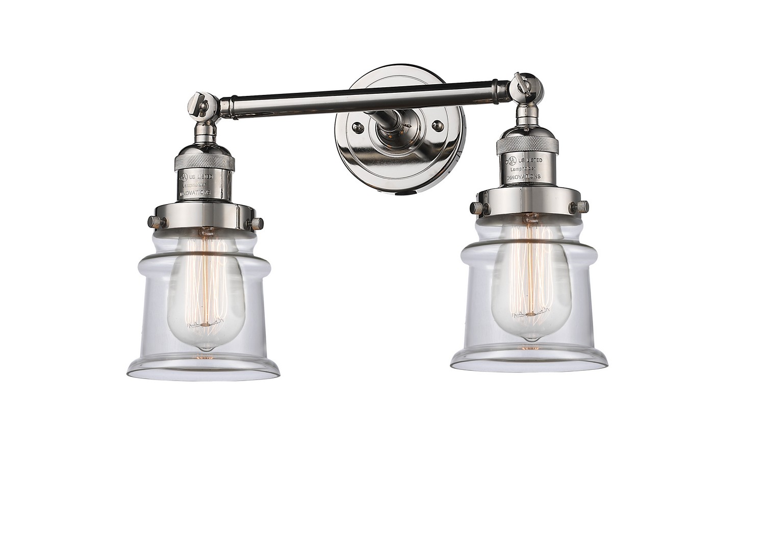 LED Bath Vanity by Innovations - Franklin Restoration Collection, Polished Nickel Finish - 208-PN-G182S-LED