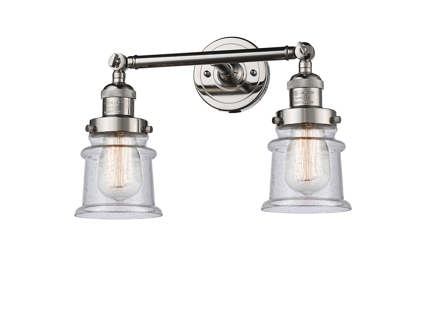 LED Bath Vanity by Innovations - Franklin Restoration Collection, Polished Nickel Finish - 208-PN-G184S-LED