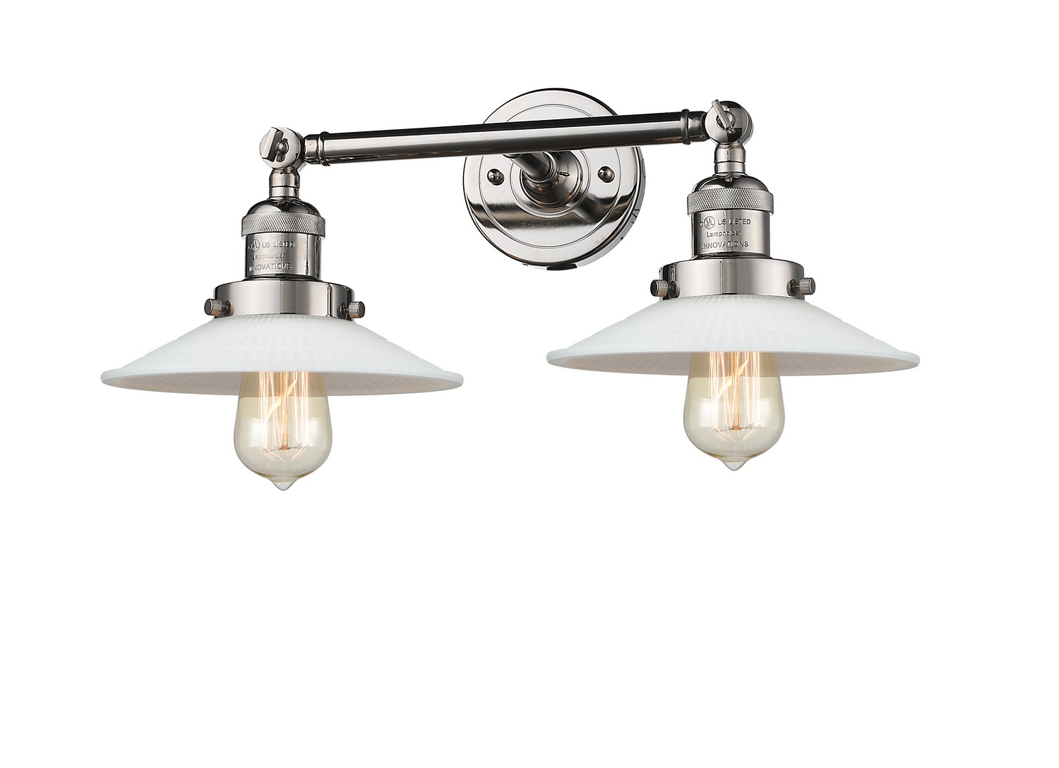 LED Bath Vanity by Innovations - Franklin Restoration Collection, Polished Nickel Finish - 208-PN-G1-LED