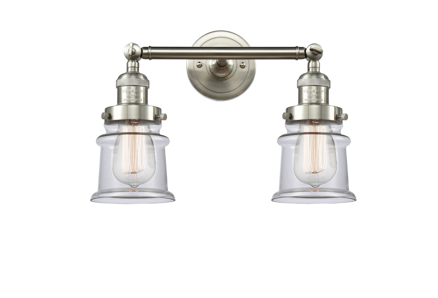 LED Bath Vanity by Innovations - Franklin Restoration Collection, Brushed Satin Nickel Finish - 208-SN-G182S-LED