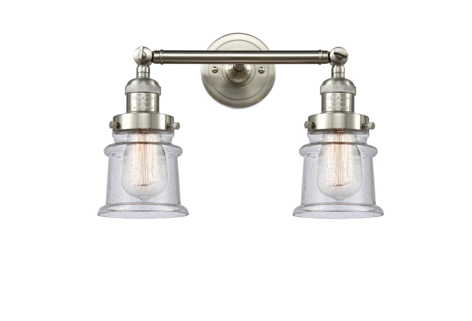 LED Bath Vanity by Innovations - Franklin Restoration Collection, Brushed Satin Nickel Finish - 208-SN-G184S-LED