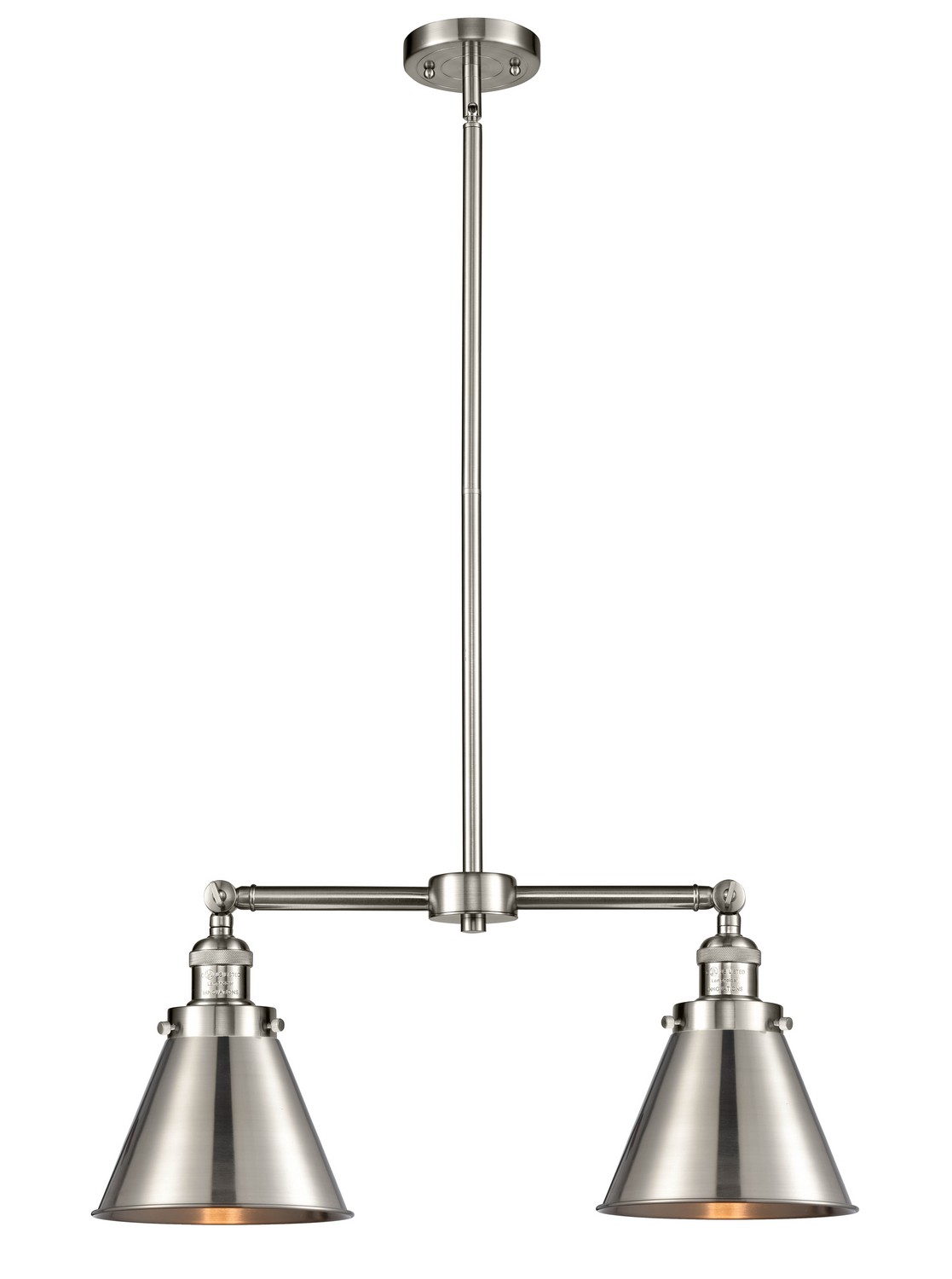 LED Island Pendant by Innovations - Franklin Restoration Collection, Brushed Satin Nickel Finish - 209-SN-M13-SN-LED