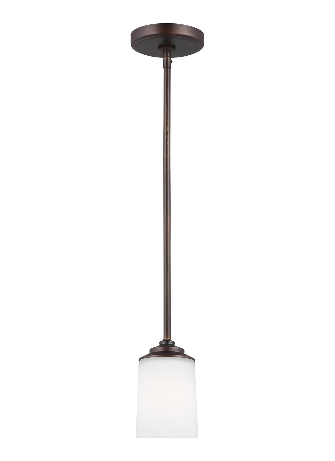Generation Lighting. Kemal One Light Mini-Pendant in Bronze - 6130701EN3-710